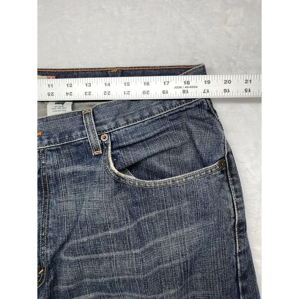 Levis 569‎ Jeans Mens 38x34 Loose Straight Pants Heavy Denim Baggy Relaxed Y2K
